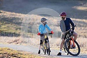 Family outdoor activity during coronavirus pandemic