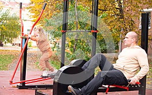 Family outdoor sports activities