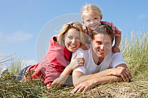 Family outdoors