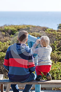 Family outside