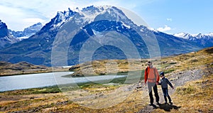 Family in patagonia