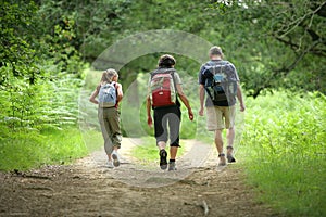 Famiglia sul la strada 