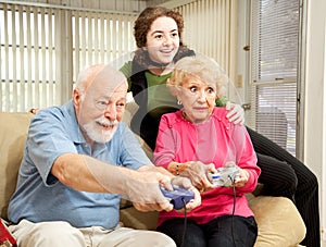 Family Plays Video Games