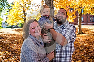 Family Portrait in the Fall