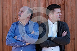 Family problems between son and father.