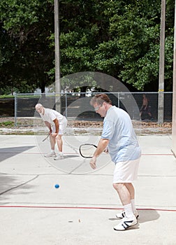 Family Racquetball Game photo