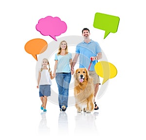 Family relaxation and communication concept