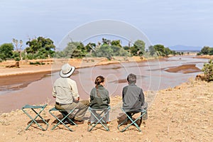 Family safari in Africa