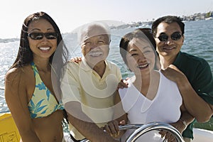 Family Sailing Together