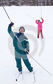 Family Skiing