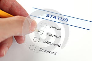 Family status form (Marital Status form)