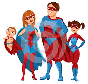 Family of superheroes