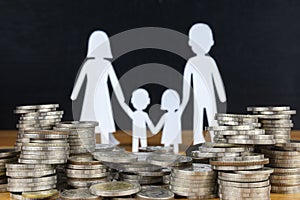 Family tax benefit / residential property or estate tax concept