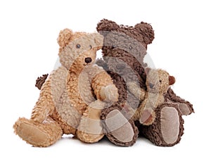 Family of teddy bears photo