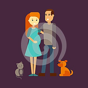 Family together vector