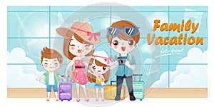 Family travel happily