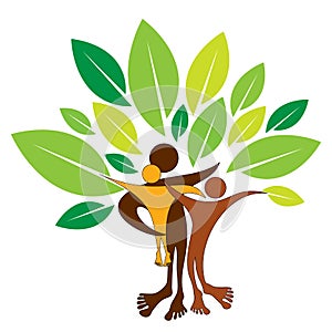 Family tree logo