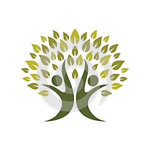 Family tree logo images illustration