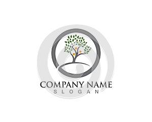 Family Tree Logo Symbol Template