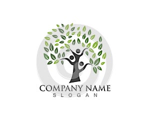 Family Tree Logo Symbol Template