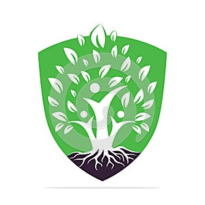 Family Tree And Roots Logo Design.