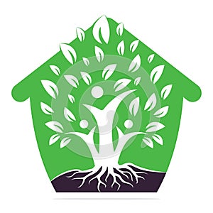 Family Tree And Roots Logo Design.