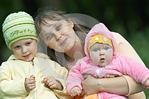 Family at walk III