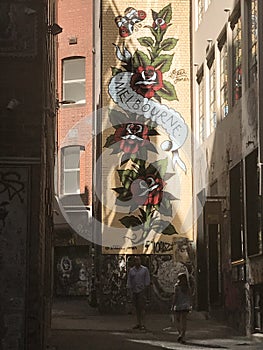 graffiti laneways of Melbourne