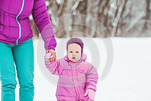 Family winter walks