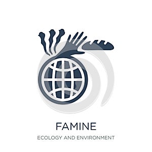 famine icon in trendy design style. famine icon isolated on white background. famine vector icon simple and modern flat symbol for