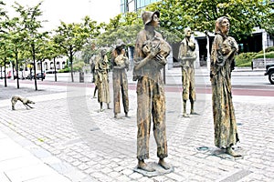The Famine Memorial, Dublin, Ireland