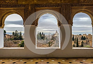 The famous Alhambra , Granada Spain