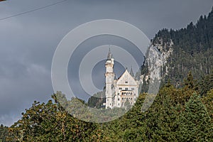 famous and amazing Neuschwanstein Castle, FÃ¼ssen, Bavaria, Germany,