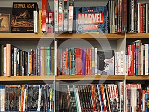 Famous American Comic Magazines For Sale In Local Bookstore