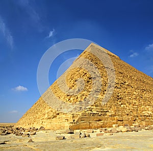 Famous ancient egypt Cheops pyramid