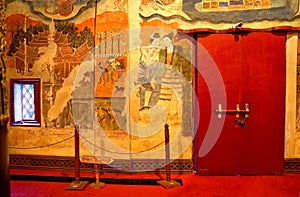 .The famous ancient mural painti