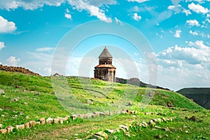 Famous Ani Ruins, Ani was one of the biggest cities in medieval Armenia but now is just ruined and uninhabited site with some