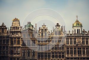 Famous architecture in Brussels, Belgium
