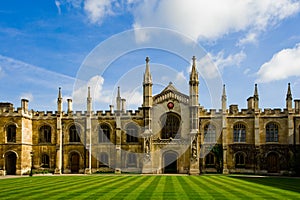 The famous architecture in Cambridge University