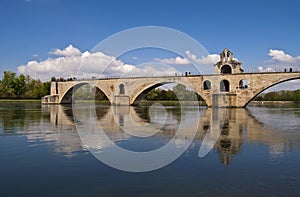 Famous Avignon bridge