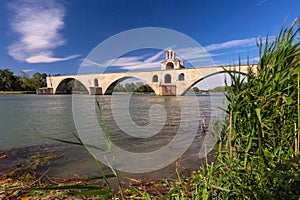 Famous Avignon Bridge, France Famous Avignon Bridge, Provence, France