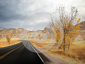 Famous Badlands Loop Road