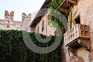 The Famous Balcony of Juliet Capulet Home