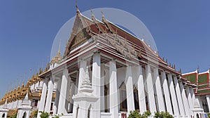 Famous Bangkok temple Wat Ratchanatdaram Worawihan