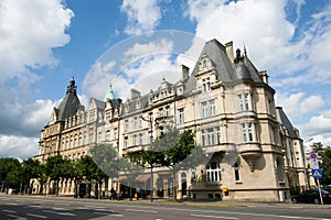 Famous bank in Luxemburg photo