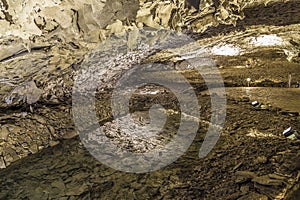 Famous Barbarossa cave in Thuringia