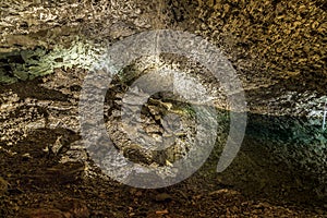 Famous Barbarossa cave in Thuringia