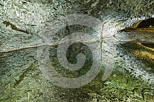 Famous Barbarossa cave in Thuringia