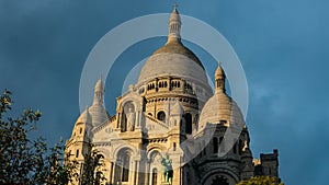 The famous basilica Sacre Coeur, Paris, France