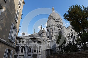 The famous basilica Sacre Coeur, Paris, France.
